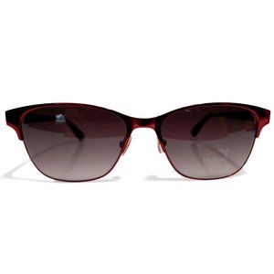 Vera Wang Iliana Garnet Cat-Eye Browline Sunglasses